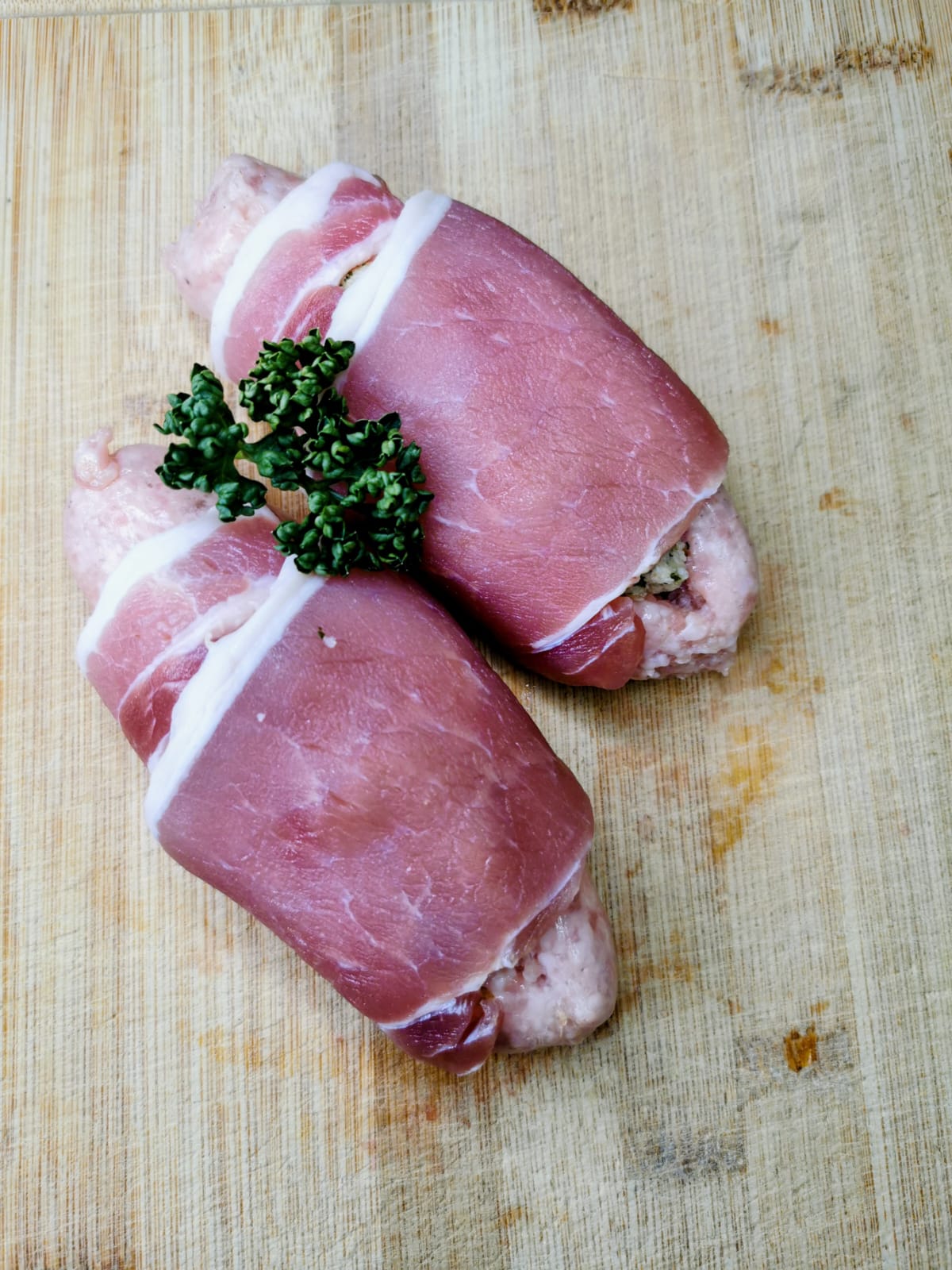 Stuffed Pork Sausages gluten free
