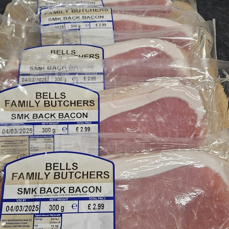 Smoked Back Bacon gluten free