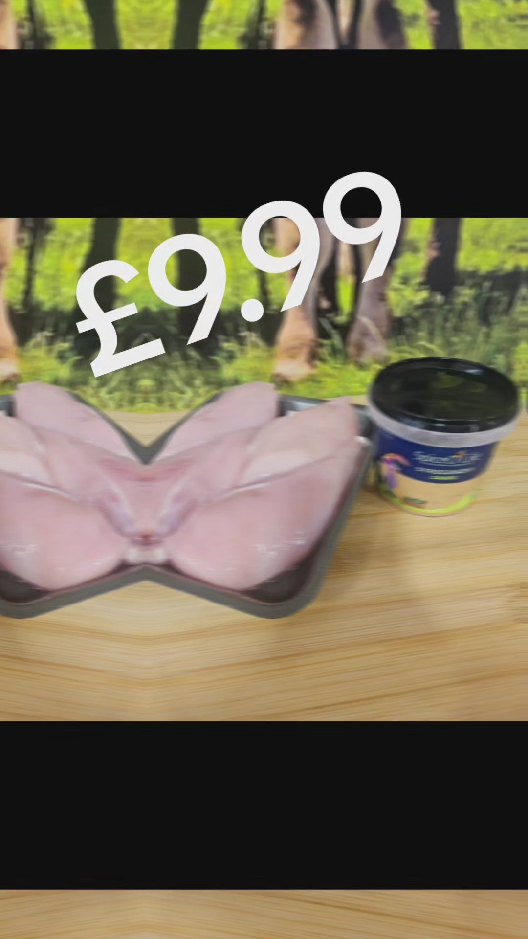 £9.99, 4 x 170g chicken fillets & 1 Stroganoff