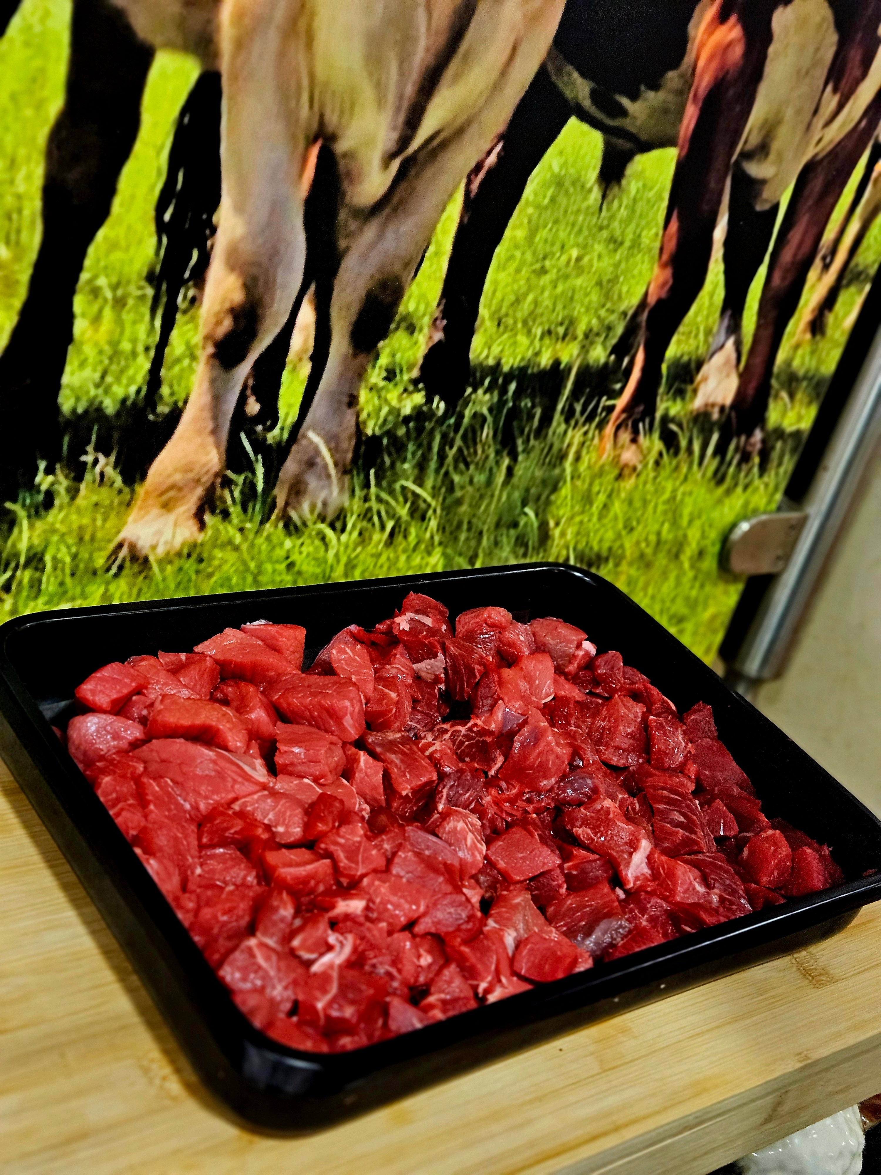 Steak pieces £8.50 (400g)